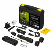 Фонарь тактический Armytek Dobermann Extended Set / Полностью укомплектованный набор для тактических задач:
фонарь, аккумулятор 18650 Li-Ion, ЗУ, магнитное крепление, выносная кнопка, два цветных фильтра
