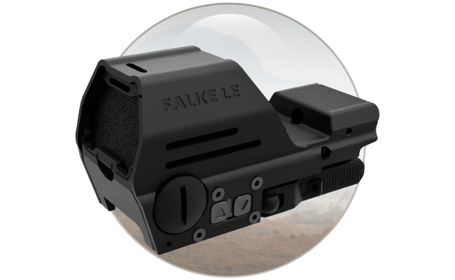 Обзор коллиматора Falke LE с увеличителем B3X