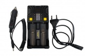 Зарядное устройство Armytek Uni C2 Plug Type-C Универсальное 2 канальное ЗУ / 1А для каждого канала / LED индикация + автоадаптер