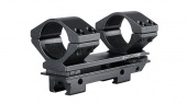 Кронштейн Hawke Adjustable на 26мм на планку 9-11мм, высокий, +/-30 MOA (22300)