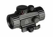 Коллиматорный прицел Leapers 1x30 UTG 4" Compact ITA Red/Green Circle Dot Sight c интегрированным креплением на Weaver SCP-RG40CDQ