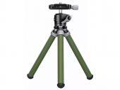 Штатив трипод настольный Leofoto MT-02+LH-22 Olive green CARBON (Arca-Swiss, размер в собранном виде 213 мм, макс 200мм,мин.85 мм,вес 0,213 кг. резьба 3/8)