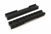 Планка Rusan Picatinny CZ 452/453/455/511/512/513 30MOA (11мм)  (010-35-30MOA)