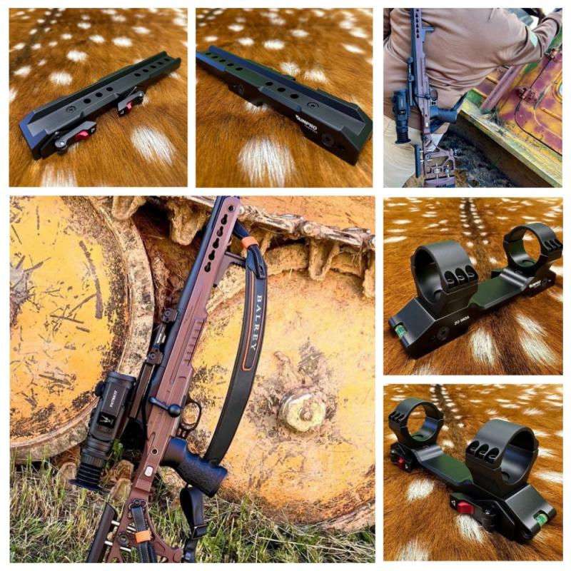 Быстросъемные моноблочные кронштейны AimPro для дневных, ночных и тепловизионных прицелов