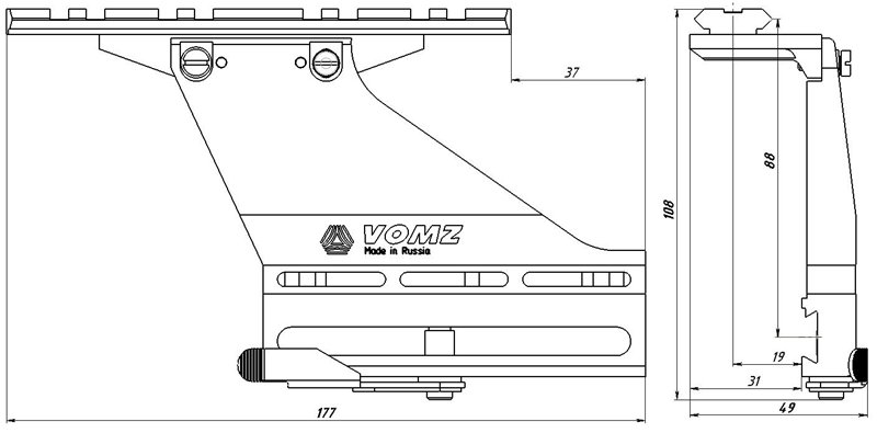 Кронштейн ВIII-2д