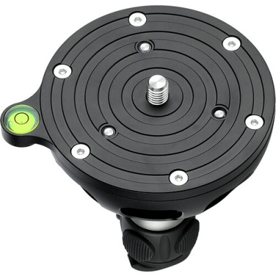 Штативная полусфера Leofoto YB-100LP (с резьбой 3/8" для установки в чашу штатива 100 мм, с крючком для противовеса) — интернет-магазин «Комбат»