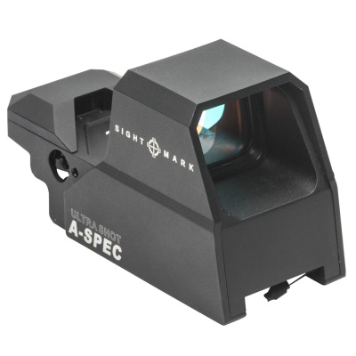 Коллиматорный прицел Sightmark Ultra Shot A-Spec открытый, 4 сетки, крепление быстросъемное на Weaver (SM26032) — интернет-магазин «Комбат»