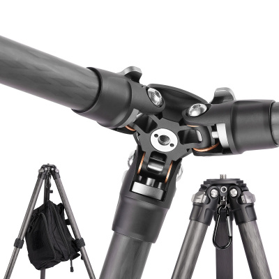 Штатив трипод Leofoto LS-225C+LH-25 CARBON (размер в собранном виде 450 мм,макс.высота 1280 мм,мин.125 мм,вес 0,93 кг. резьба 3/8) — интернет-магазин «Комбат»