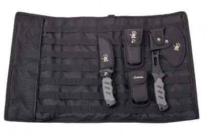 Набор для выживания 12 Survivors Knife Rollup Kit TS42001B — интернет-магазин «Комбат»