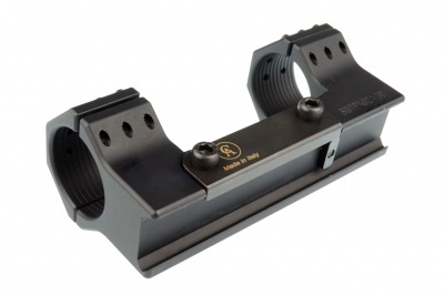 Небыстросъемный кронштейн Contessa Tactical на Weaver D30мм 0МОА с уровнем (SBTFX02) — интернет-магазин «Комбат»