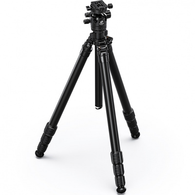 Штатив трипод Leofoto LG-324C+LH-40R (Black) CARBON (размер в собранном виде 580 мм, макс.высота 1685мм (с колонной), 1395мм (без колонны), мин.165 мм, вес 1,98 кг. резьба 3/8) — интернет-магазин «Комбат»