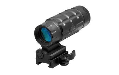 Увеличитель Leapers UTG 3X Magnifier с быстросъемным откидным креплением SCP-MF3WQS — интернет-магазин «Комбат»