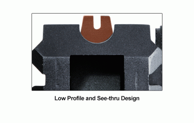 Боковой быстросъемный кронштейн Leapers UTG PRO AK47 19-Slot Low Pro Picatinny Rail, QD, Rear Sight MTU014 — интернет-магазин «Комбат»