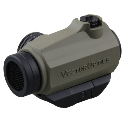 Коллиматорный прицел  Vector Optics MAVERICK 1x22 SOP 3МОА,закрытый, быстросъёмный на Weaver, резиновое покрытие, цвет FDE (SCRD-39) — интернет-магазин «Комбат»