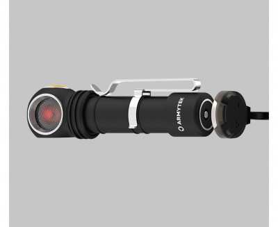 Фонарь налобный Armytek Wizard С2 WR Magnet USB, холодный и красный свет, 1100 лм и 230 лм — интернет-магазин «Комбат»