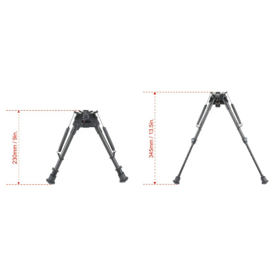 Сошки Vector Optics 9-13.5” (карбон,регулируемые, фиксация рычагом) высота от 15 до 23см (RSCFS-09) — интернет-магазин «Комбат»