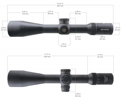 Фото  Continental X6 5-30x56 Ranging FFP, сетка VEC-MBR Mil, 34 мм, азотозаполненный, с подсветкой  (SCFF-41)