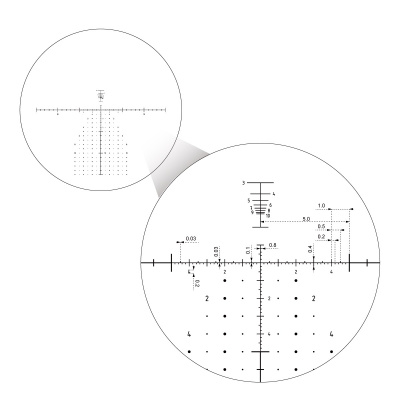 Труба зрительная Vector Optics Continental 20-60x80 ED (SCSS-03) с сеткой — интернет-магазин «Комбат»