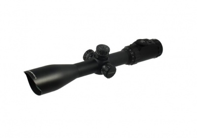 Фото  Оптический прицел Leapers 3-12x40 AO Accushot Precision, сетка Mil-Dot подсветкой (36 цветов), с отстройкой АО+ быстросъемные кольца на weaver (SCP-U312AOIEW)