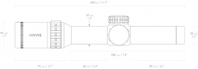 Фото  Frontier 30  1-6x24 IR (L4a Dot) (подсвката - точка, увеличенное поле зрения, облегченный вес, компактный)   18400