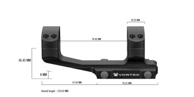 Кронштейн Vortex Pro Viper 34мм Cantilever с выносом CVP-34 — интернет-магазин «Комбат»