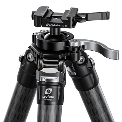 Штатив трипод Leofoto ST-364CL CARBON (верх LSC-50 Weaver/Arca, размер в собранном виде 660 мм, макс.высота 1800мм, мин.140 мм, вес 2,18 кг.) — интернет-магазин «Комбат»