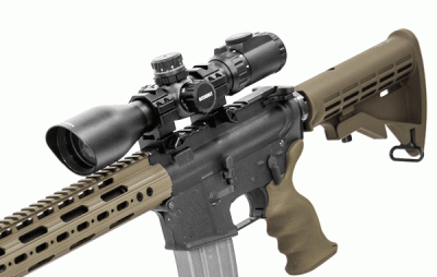 Фото  Оптический прицел Leapers 4-16X44 Accushot Tactical 30mm SF cетка MilDot с подсветкой (36 цветов) + кольца (SCP3-UGM416AOIEW)