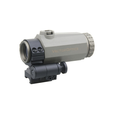Увеличитель Maverick-III 3x22 Magnifier SOP, 3х-кратное увеличение, Weaver, откидной, прорезиненный, цвет FDE (SCMF-32) — интернет-магазин «Комбат»