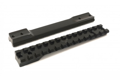 Планка Rusan Picatinny Mauser K98 (без болтов, с отверстиями B=105)  010-37 — интернет-магазин «Комбат»