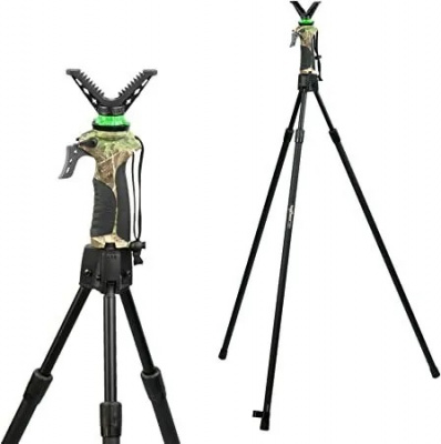 Опора для оружья  FIERYDEER  3ноги (тренога) Gen.4 камуфляжный, высота до 1.65м, поворот основания на 360º — интернет-магазин «Комбат»
