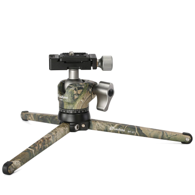 Штатив трипод настольный Leofoto MT-01+LH-25 Camouflage CARBON (Arca-Swiss, размер в собранном виде 218 мм,мин.113 мм,вес 0,34 кг. резьба 3/8) — интернет-магазин «Комбат»