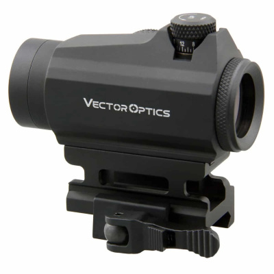 Коллиматорный прицел  Vector Optics MAVERICK 1x22 Gen.II 3MOA  совместим с ПНВ, быстросъёмный на Weaver (SCRD-12II) — интернет-магазин «Комбат»
