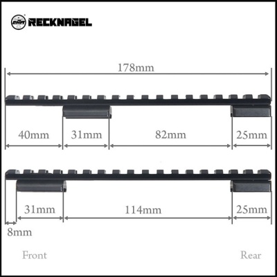 Основание RECKNAGEL на WEAVER для Sako 75/85 long (57050-0114) — интернет-магазин «Комбат»