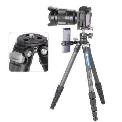 Штатив трипод Leofoto LS-225C+LH-25 CARBON (размер в собранном виде 450 мм,макс.высота 1280 мм,мин.125 мм,вес 0,93 кг. резьба 3/8) — интернет-магазин «Комбат»