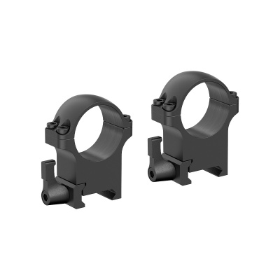 Быстросъемные кольца  Vector Optics, стальные, D30мм, Weaver, средние,H21мм, (XASR-SQ12)  рычажные — интернет-магазин «Комбат»