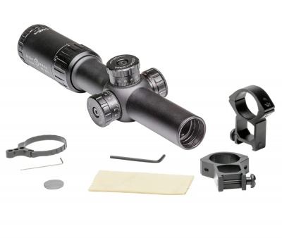 Фото  Оптический прицел Sightmark Core TX 1-4x24 (AR-223) зеленая/красная подсветка сетки, кольца в комплекте (SM13082AR.223)