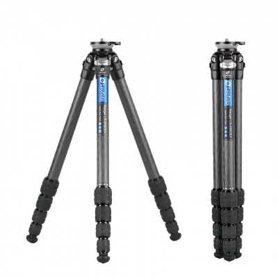 Штатив трипод Leofoto LS-255CEX+ BV-5 (видеоголова жидкостная, вес 0,528 кг, длина рычага 280 мм) CARBON (размер в собранном виде 450 мм,макс.высота 1406 мм,мин.83 мм,вес 1,03 кг. резьба 3/8) — интернет-магазин «Комбат»