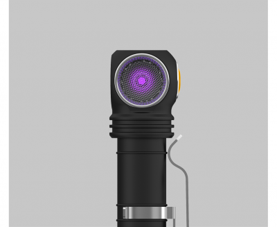 Фонарь налобный Armytek Wizard C2 WUV, белый свет и ультрафиолет, 1100 лм и 1595 мВт (400 нм), TIR 70°:120°, 1x18650 (в комплекте) — интернет-магазин «Комбат»