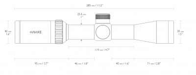 Фото  Оптический прицел Hawke Vantage IR 2-7x32 30/30 с подсветкой (14210)