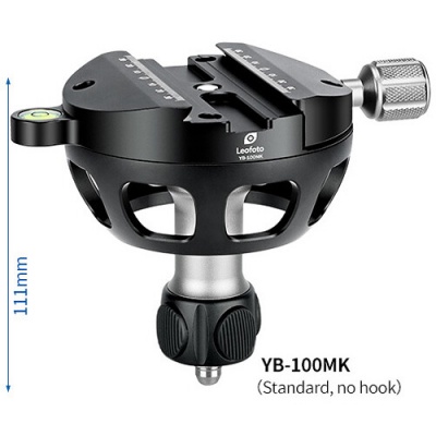 Штативная полусфера Leofoto YB-100MK (с зажимом Arca Swiss для установки в чашу штатива 100 мм, без крючка для противовеса) — интернет-магазин «Комбат»