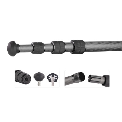 Штатив трипод Leofoto LS-224C+LH-25 CARBON (размер в собранном виде 475 мм,макс.высота 1165 мм,мин.125 мм,вес 0,9 кг. резьба 3/8) — интернет-магазин «Комбат»