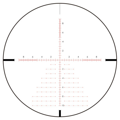 Фото  Оптический прицел Sightmark Latitude 6,25-25x56 PRS, D34 мм, 1-ая фокальная плоскость, Zero Stop, подсветка сетки зеленая/красная (SM13042PRS)