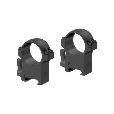Быстросъемные кольца  Vector Optics, стальные, D30мм, Weaver, средние,H21мм, (XASR-SQ12)  рычажные — интернет-магазин «Комбат»