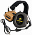 Наушники активные EARMOR M32H MOD3-CB-ARC (brown)  (крепление FAST- ARC, с гарнитурой,  шумодавление активный - 84ДБ/пассивный - 22ДБ)