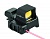 Коллиматорный прицел Sightmark Ultra Dual Shot Pro Spec NV QD c ЛЦУ крепление на Weaver (SM14003)