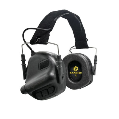 Наушники активные EARMOR M31 MOD3-BK (black)  (шумодавление активный - 84ДБ/пассивный - 22ДБ) — интернет-магазин «Комбат»