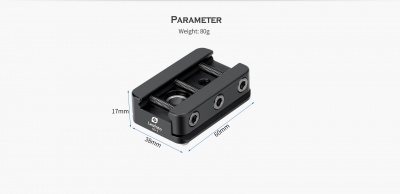 Площадка под планку Weaver Leofoto GS-1 — интернет-магазин «Комбат»