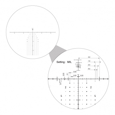 Труба зрительная Vector Optics Continental 12-40x60 ED (SCSS-02) с сеткой — интернет-магазин «Комбат»