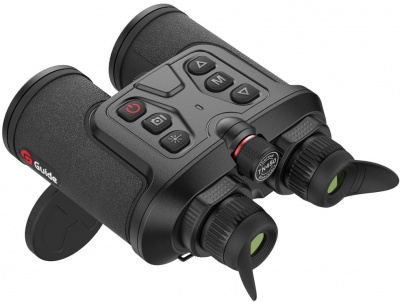 Тепловизионный бинокль Guide TN450 LRF (3,2-12,8x, 50mm/F1.2,сенсор 400х300, Vox, 17μm, Wi-Fi, видеозапись, дальномер 600м) — интернет-магазин «Комбат»