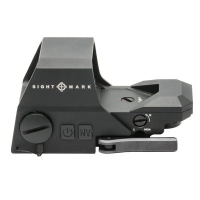 Коллиматорный прицел Sightmark Ultra Shot A-Spec открытый, 4 сетки, крепление быстросъемное на Weaver (SM26032) — интернет-магазин «Комбат»